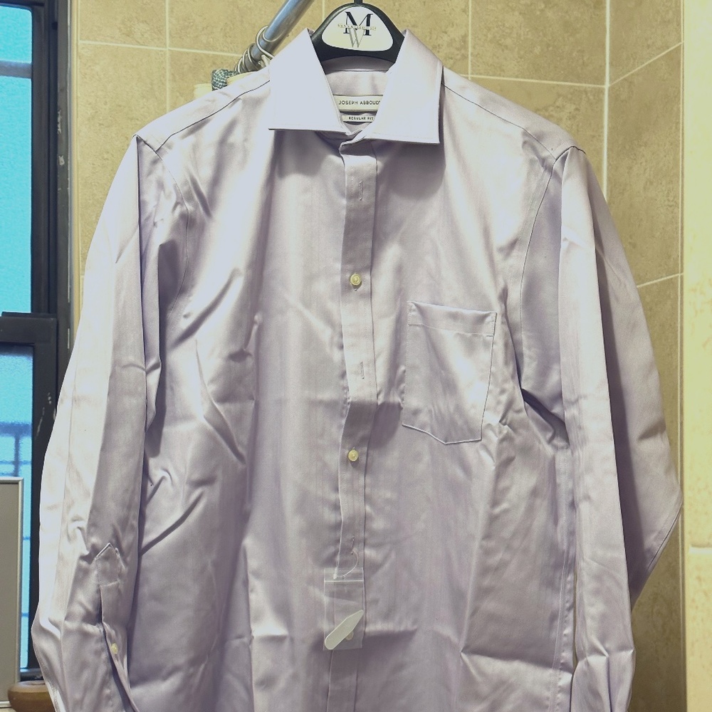 Joseph Abboud, NWT, Mens' Dress Shirt, 15.5 x 32/33, Lavender